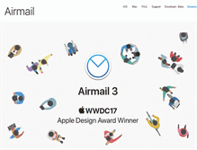 Tablet Screenshot of airmailapp.com